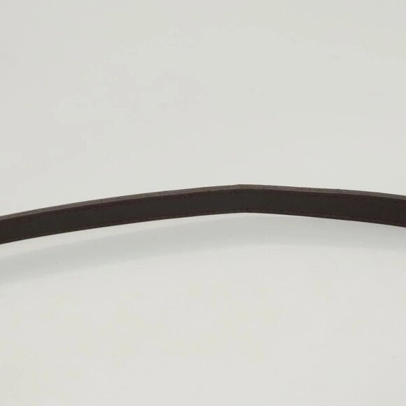 BURBERRY Shoulder Bag Leather Brown Silver Auth - Picture 9 of 16